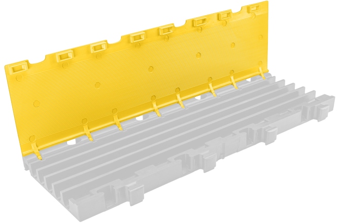 Capac de schimb pentru secțiunea mijlocie Defender MIDI 5 2D & 3 2D LID | YELLOW